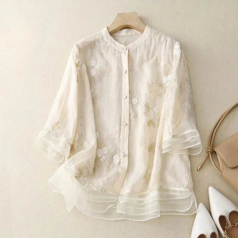 Lauri - Embroidered blouse