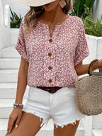 Verna™ | Stylish Floral Print Blouse