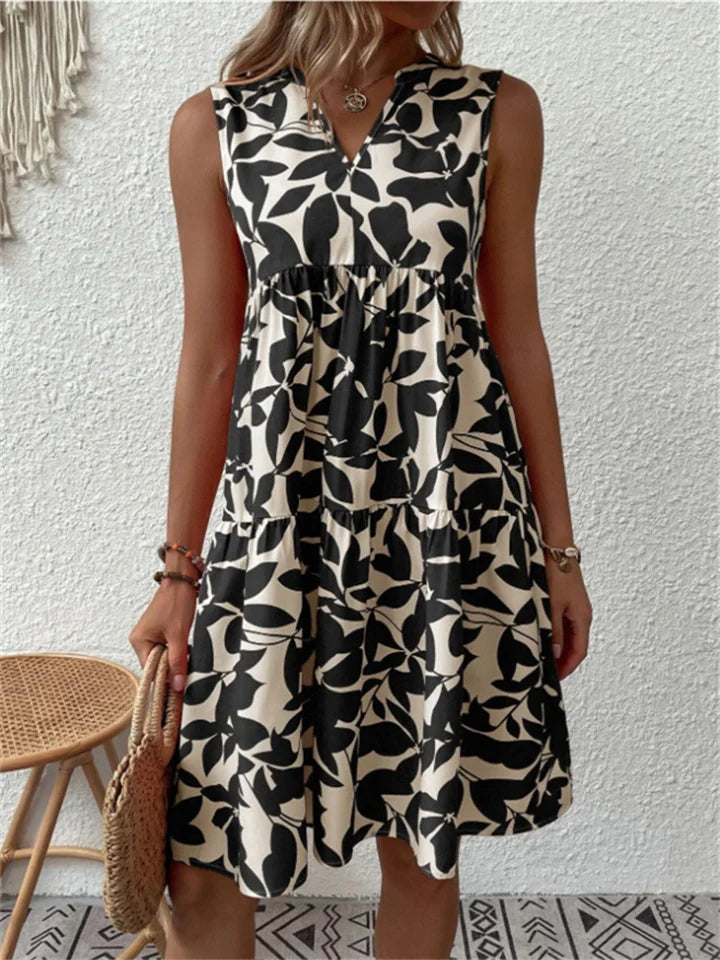 Bellissa - Leaf Summer Dress
