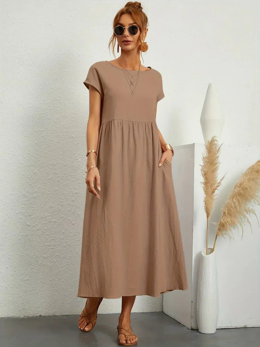 Seraphina | Effortless Elegance Cotton Dress