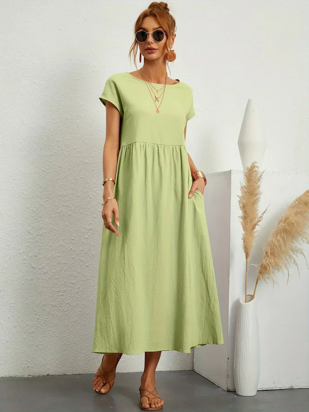 Seraphina | Effortless Elegance Cotton Dress