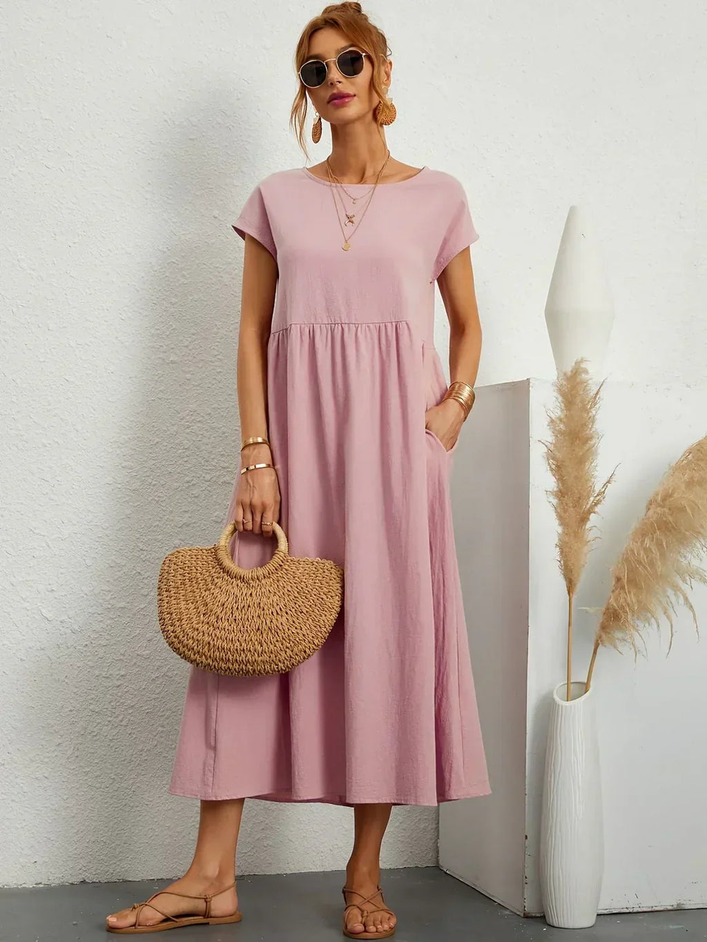 Seraphina | Effortless Elegance Cotton Dress