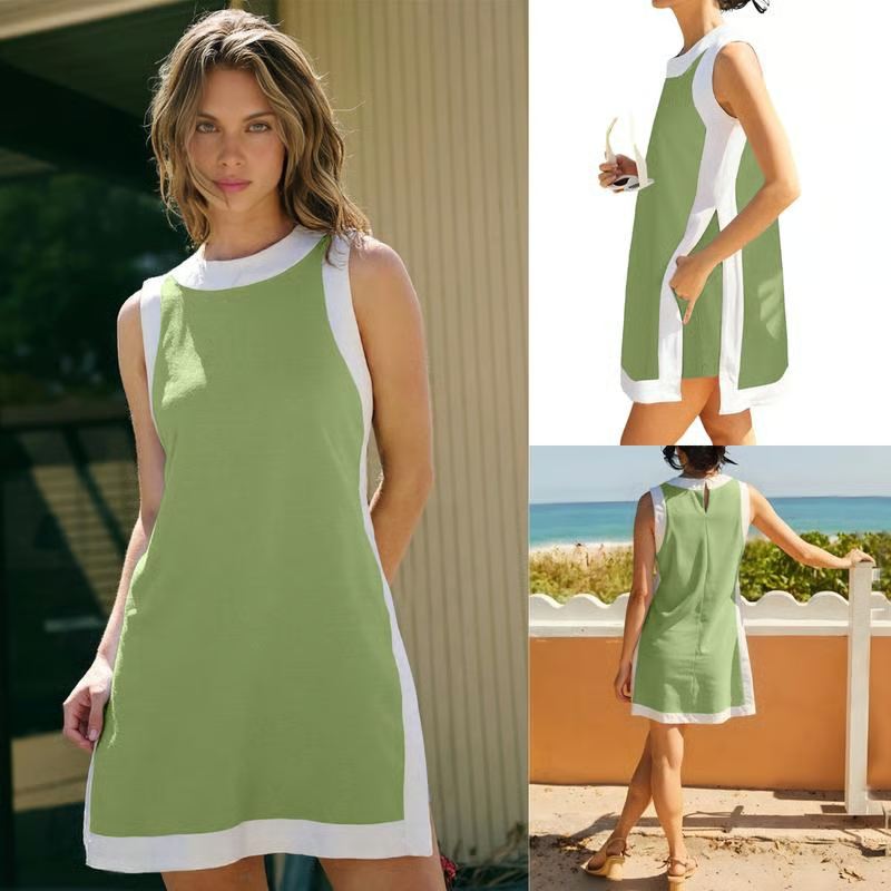 Orinthia - Women's Casual Sleeveless Top and Matching Shorts Set