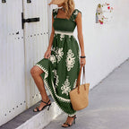 Kaelis - Women's Sleeveless Summer Dresses with Eye-catching Print
